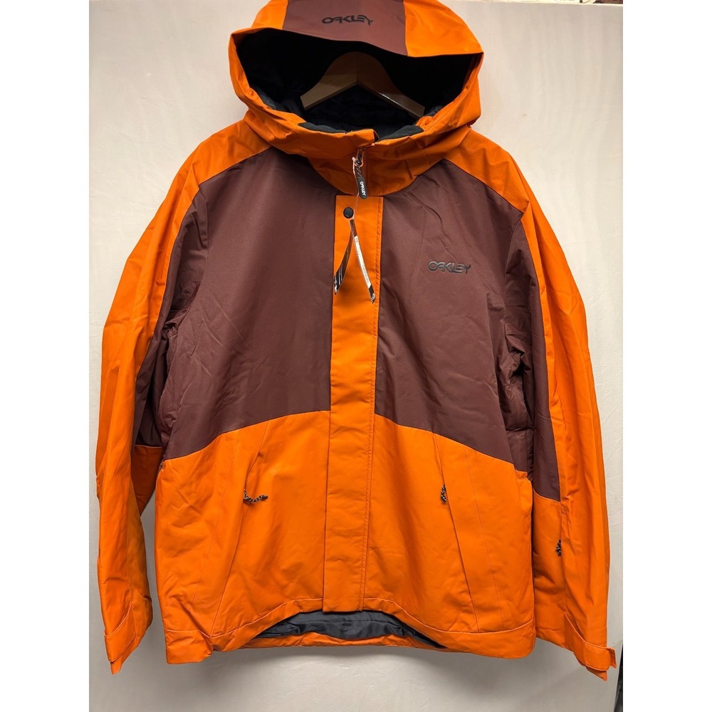 Oakley Range RC Jacket 2.0 Mens Ginger Full Zip Hooded Waterproof XL NWT
